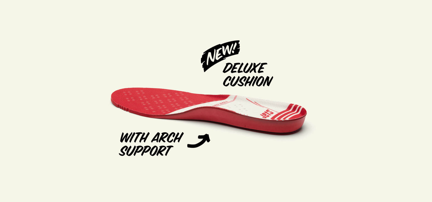 deluxe cushion with arch support