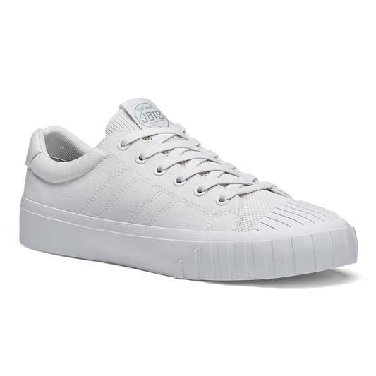 White sneaker on a white background