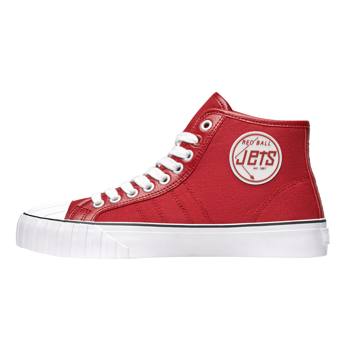 side view of the red 51 hi