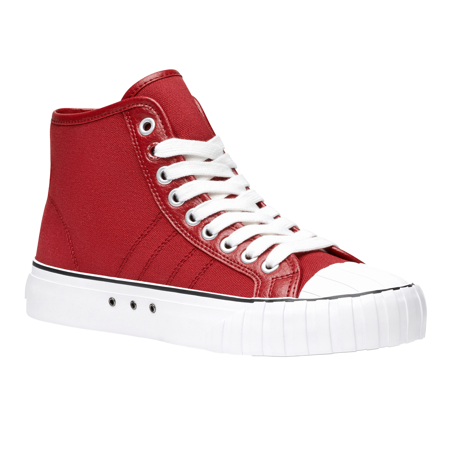 slanted view of the red 51 hi