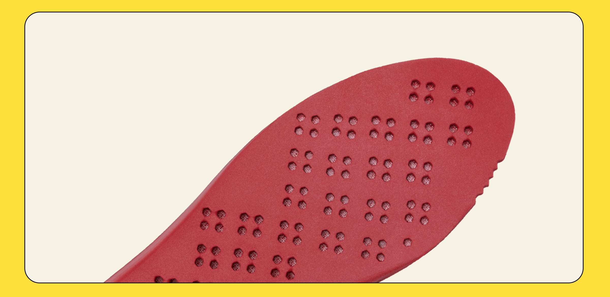the insole of a red ball jets shoe