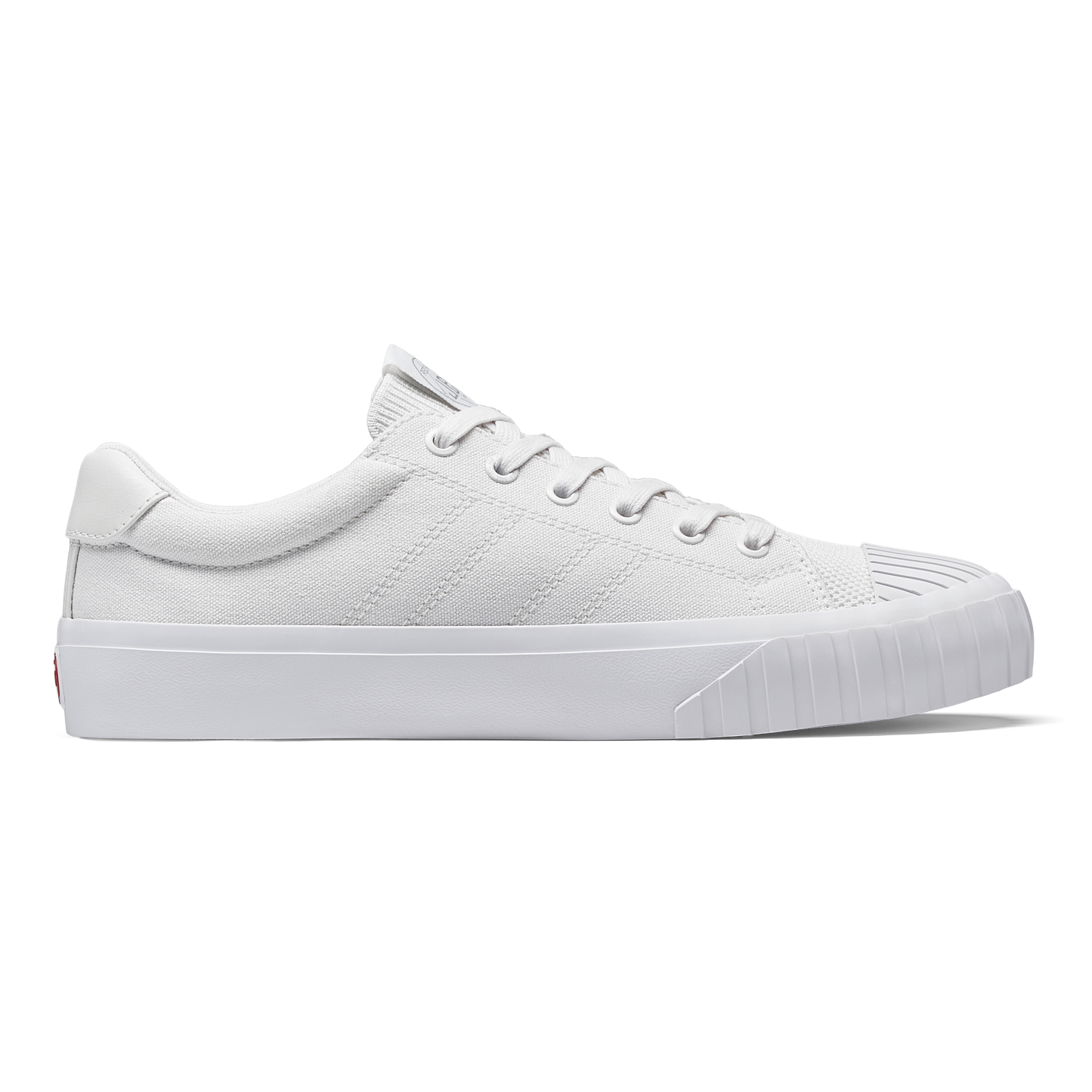 White sneaker on a white background