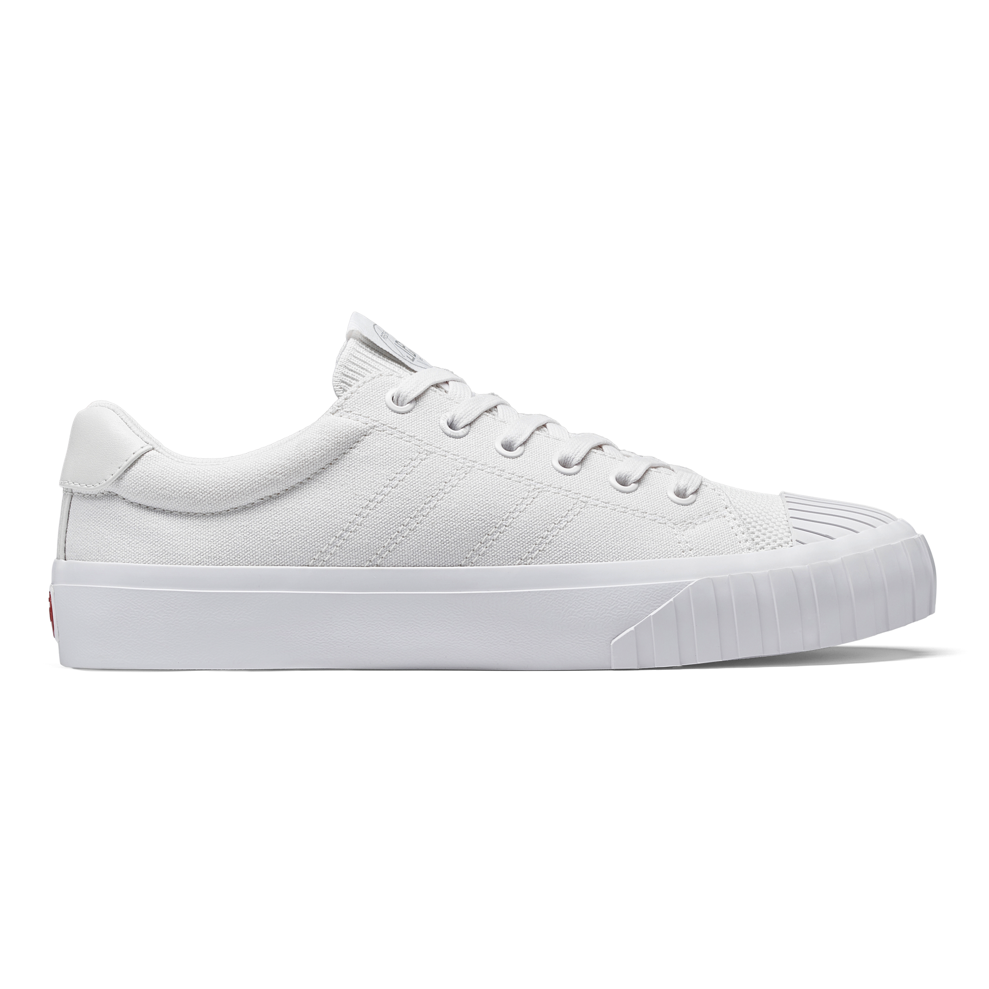 White sneaker on a white background