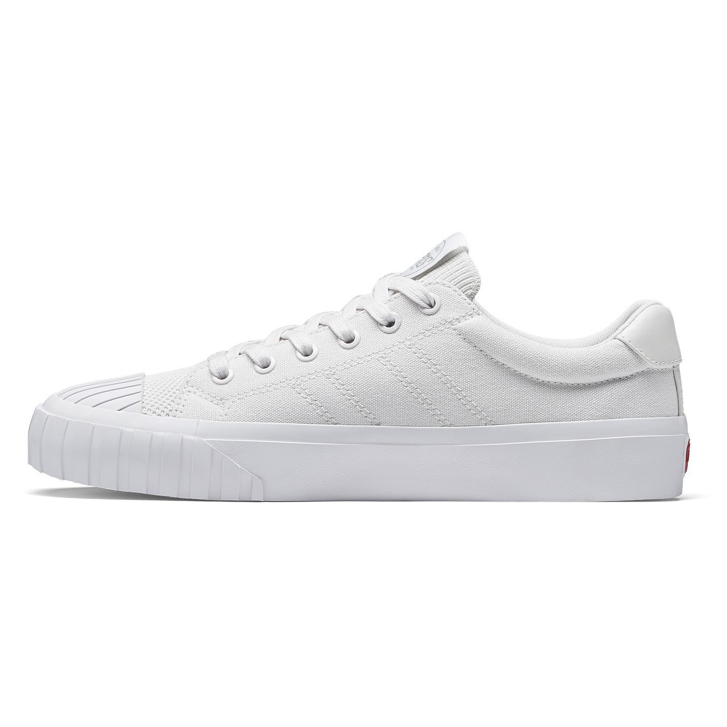 White sneaker on a white background