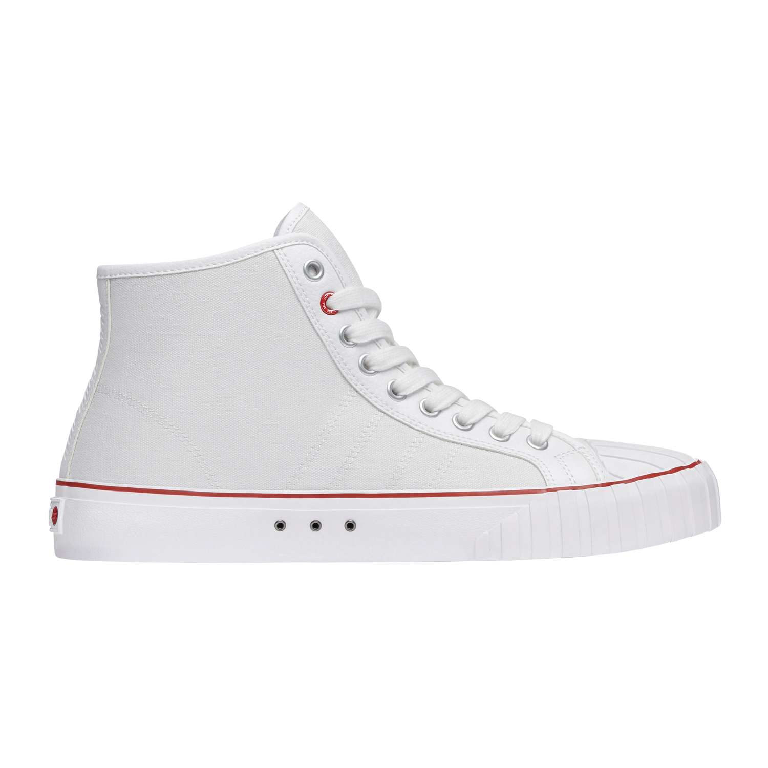 alternate side view of the white 51 hi