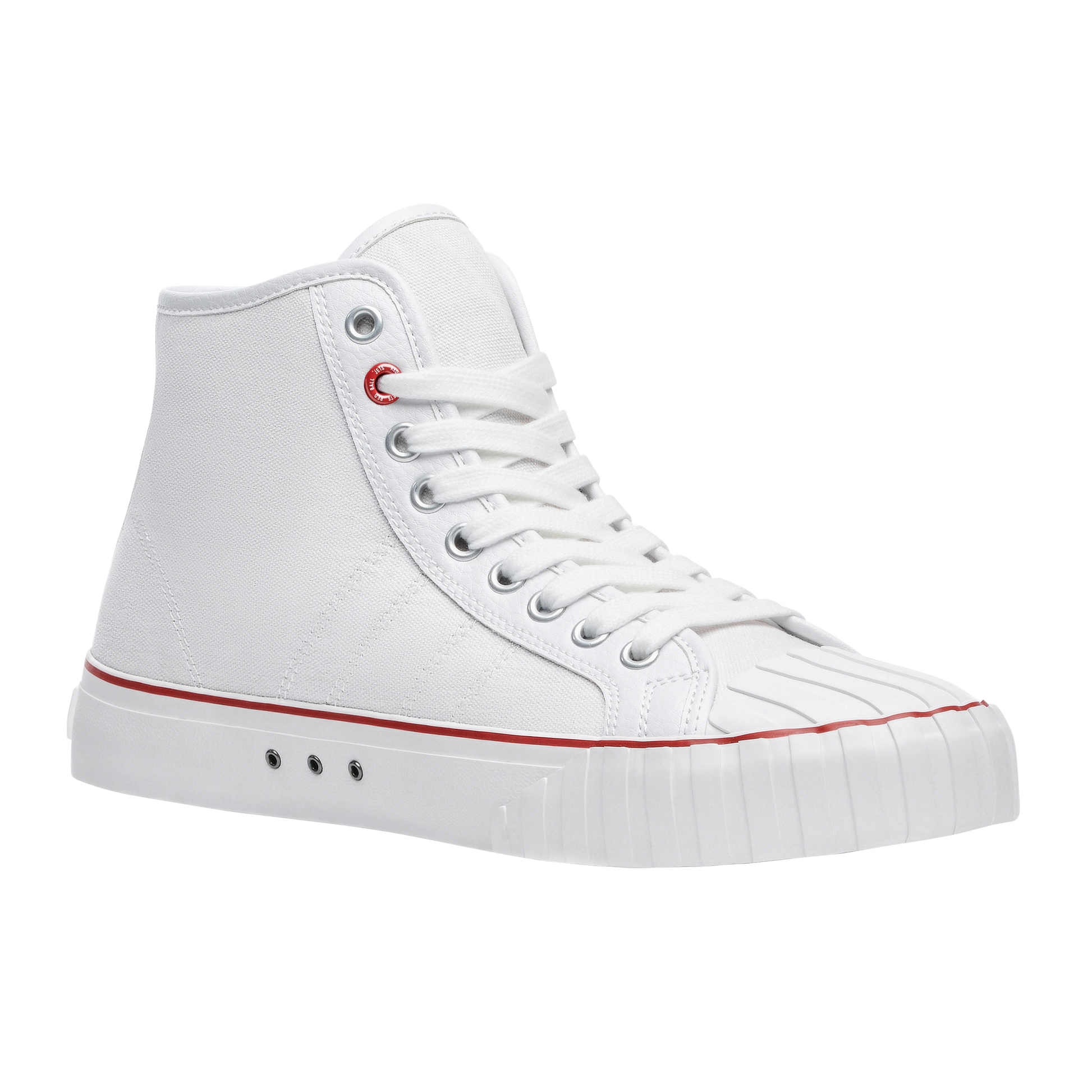 slanted view of the white 51 hi