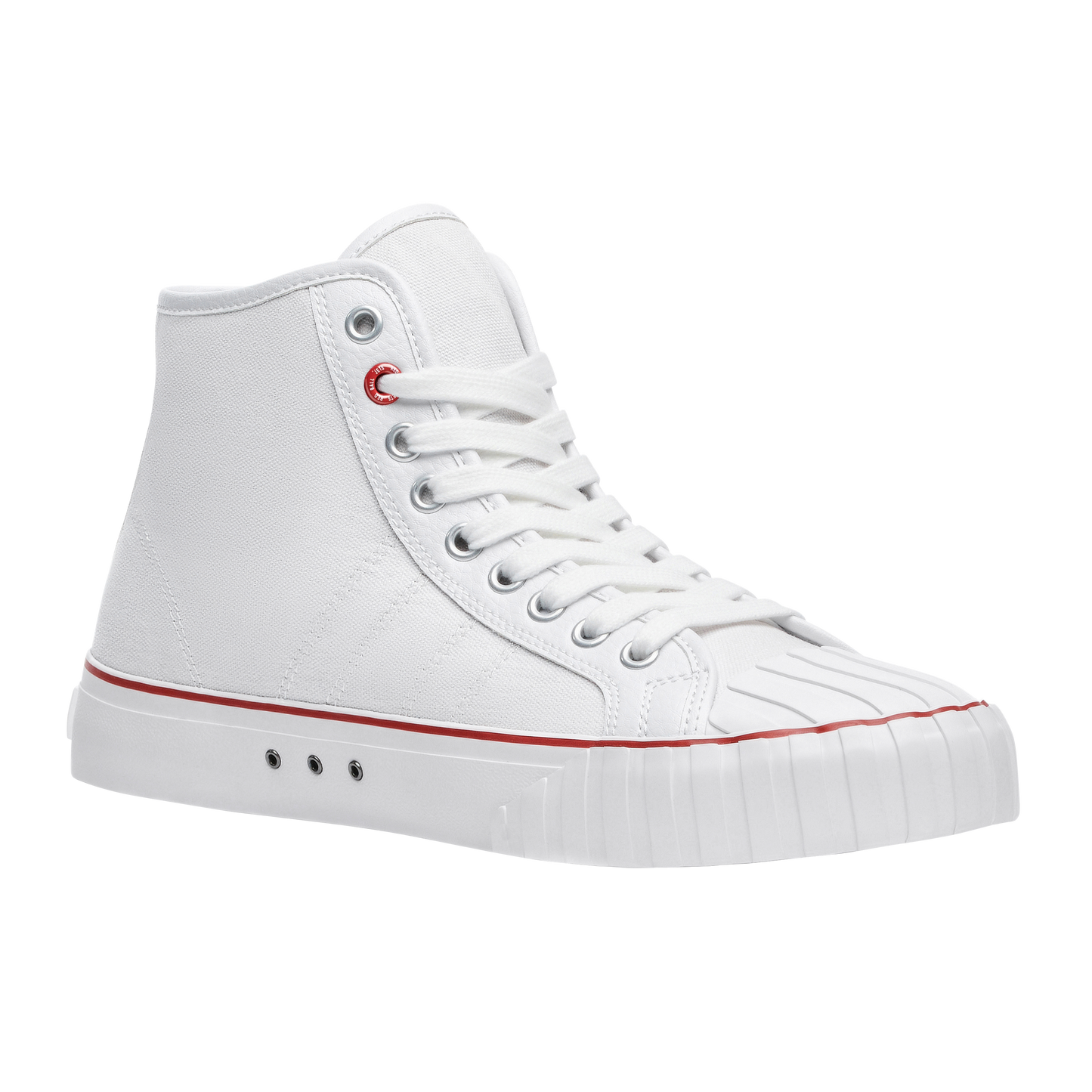 slanted view of the white 51 hi