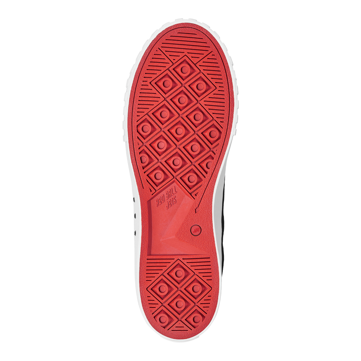 Red top ball sneakers