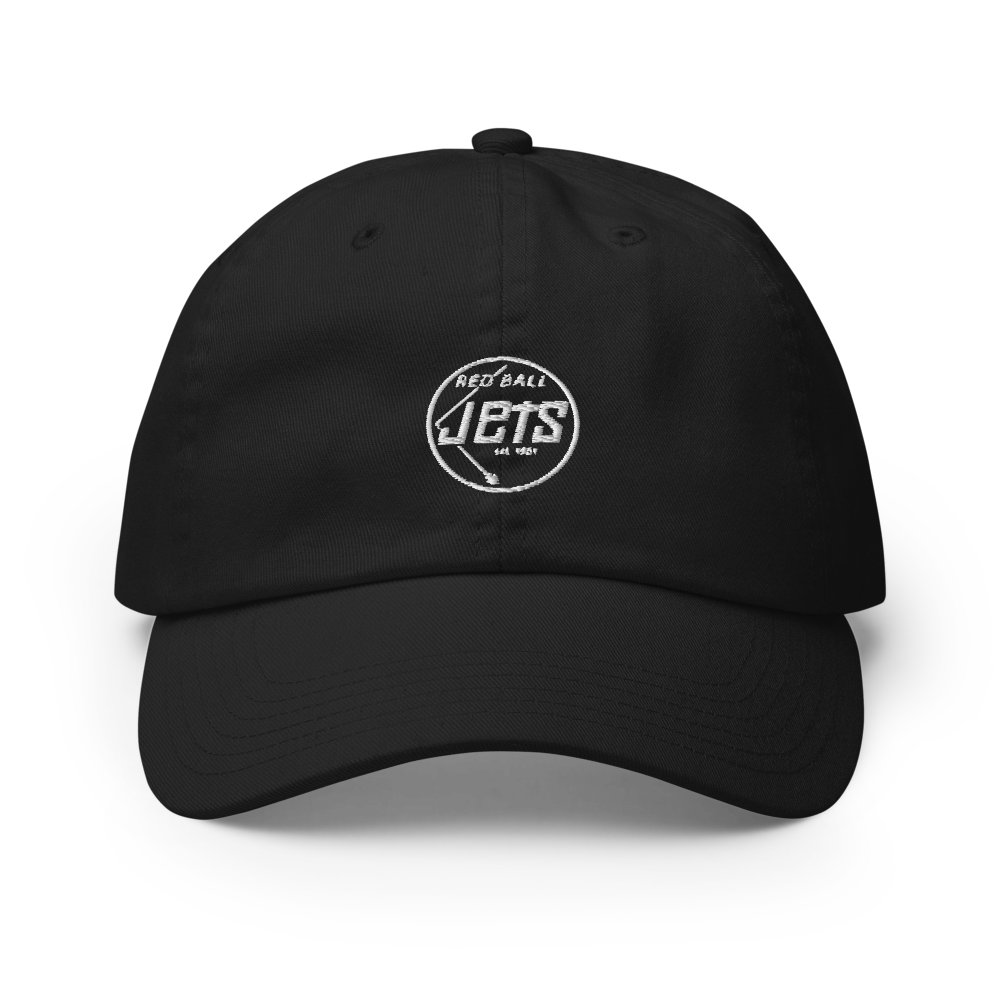 black and white dad hat